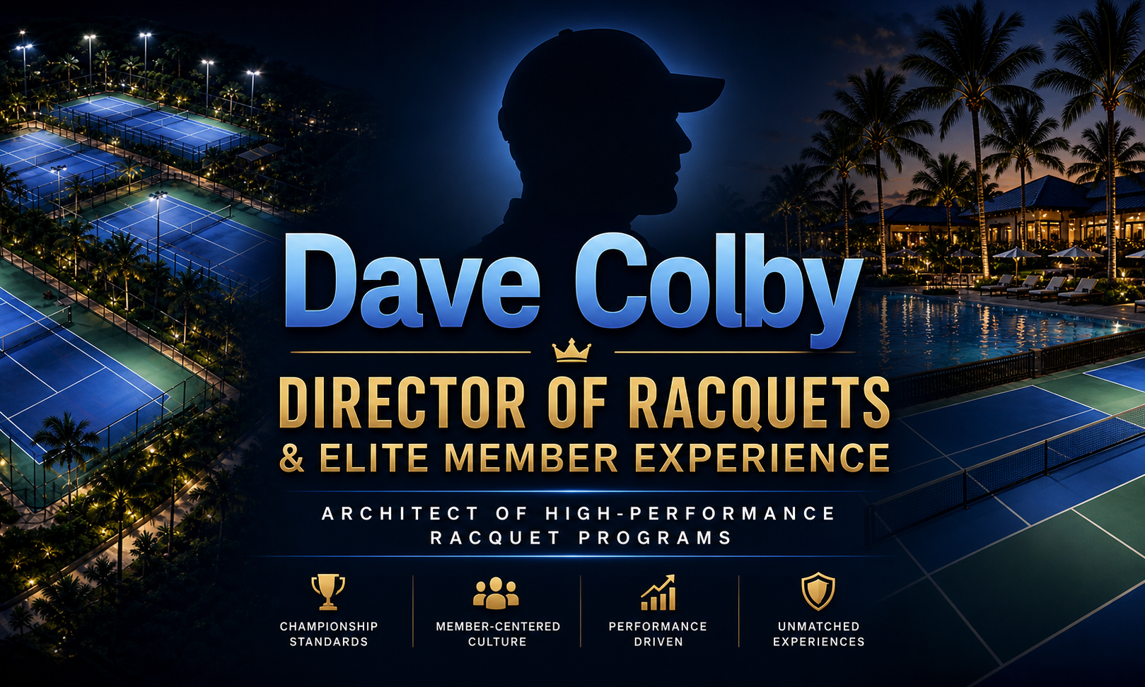 Dave Colby - Director of Racquets and Elite Member Experience